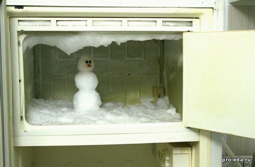 Снеговик в морозилке