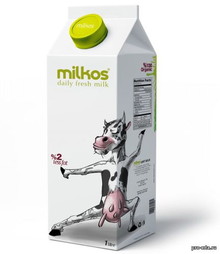 Пакет с молоком