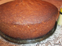 Бисквитный торт для именинницы выпечка
